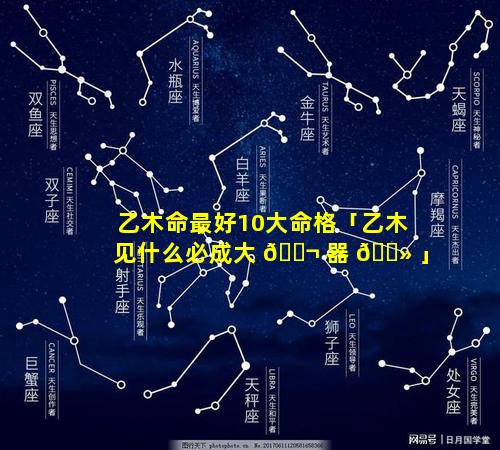 乙木命最好10大命格「乙木见什么必成大 🐬 器 🌻 」